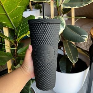 Starbucks Cold Cup Bling Tumbler in Black Venti 24 Oz